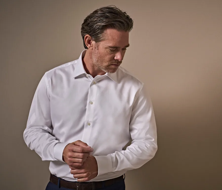Chemise Homme Ultra Premium Col brodé Comfort Fit