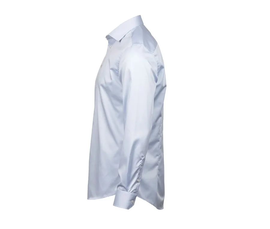Chemise Homme Ultra Premium Col Brodé Slim Fit - left