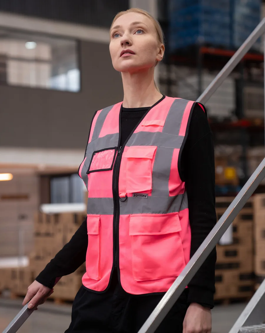 Gilet de Sécurité Haute Visibilité Multifonctionnel Personnalisé