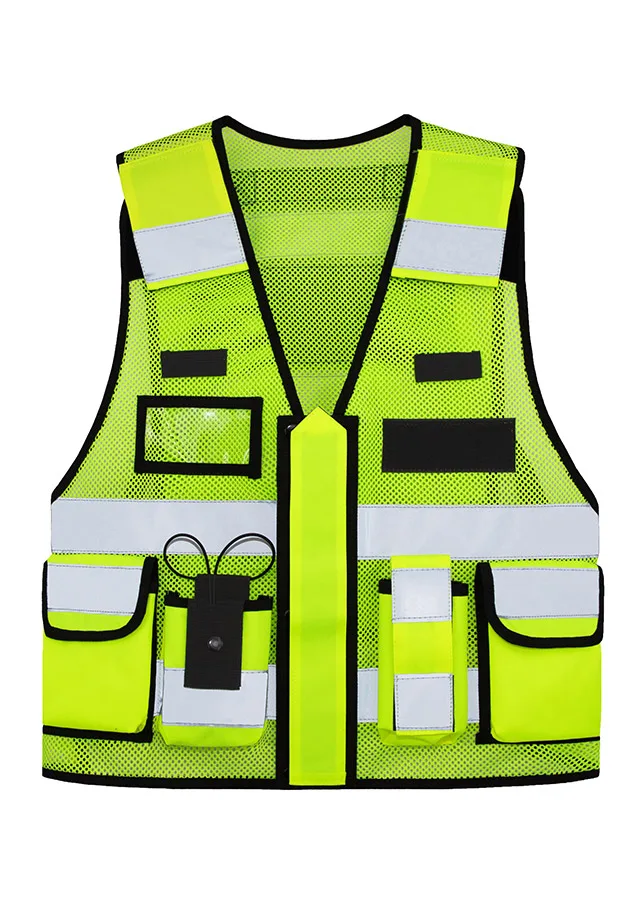 Gilet Tactique de Sécurité Personnalisable Premium - front