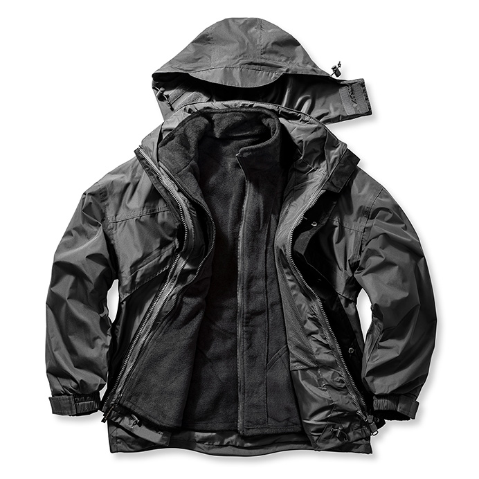 Manteau d'Hiver avec Blouson Polaire Détachable Personnalisé - extra