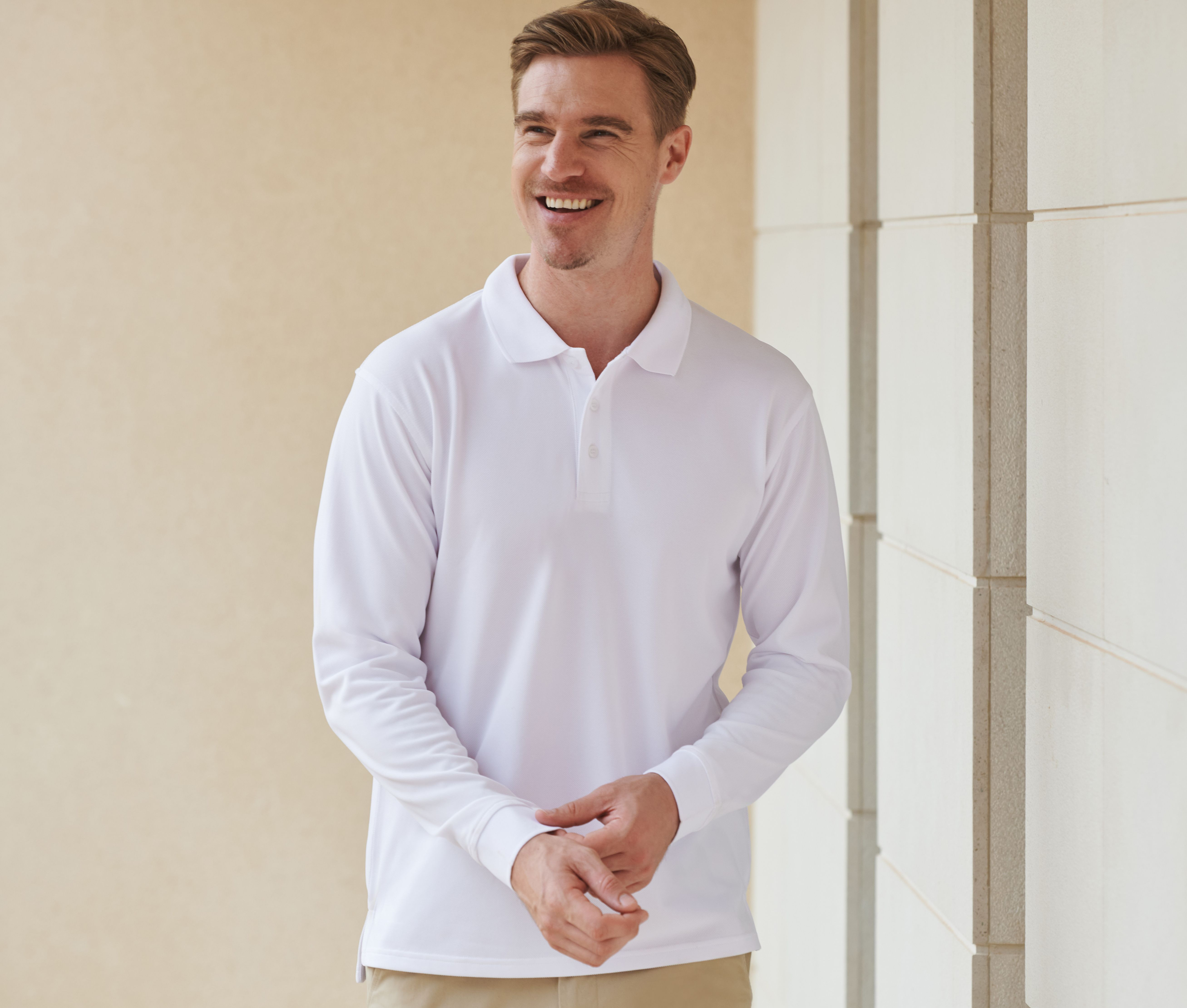 Polo Manches Longues CoolPlus Personnalisé - extra