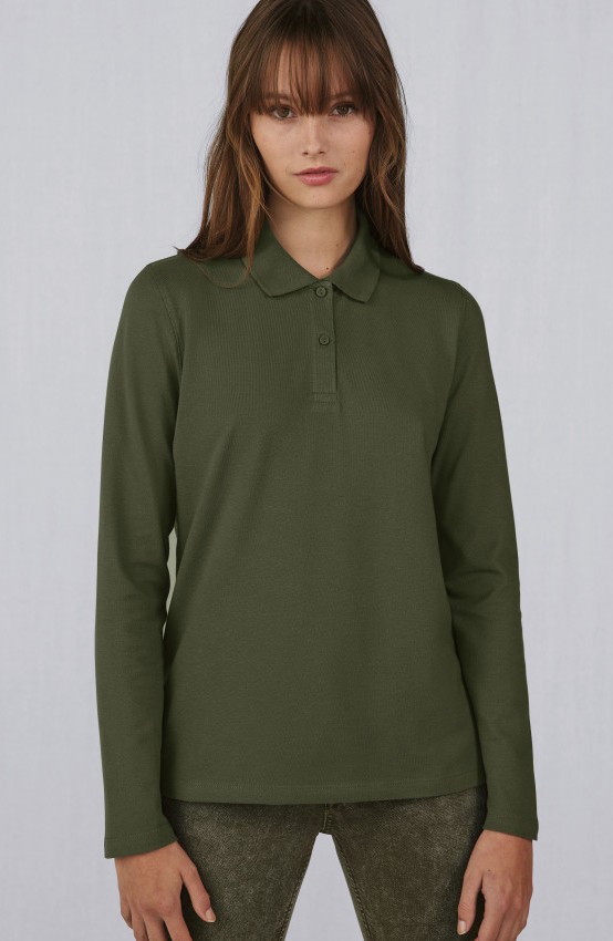 Polo Manches Longues Femme Personnalisé - extra