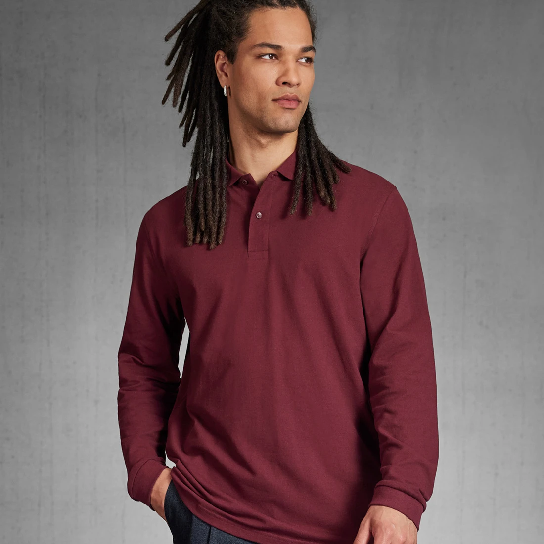 Polo Manches Longues Homme Personnalisé - extra