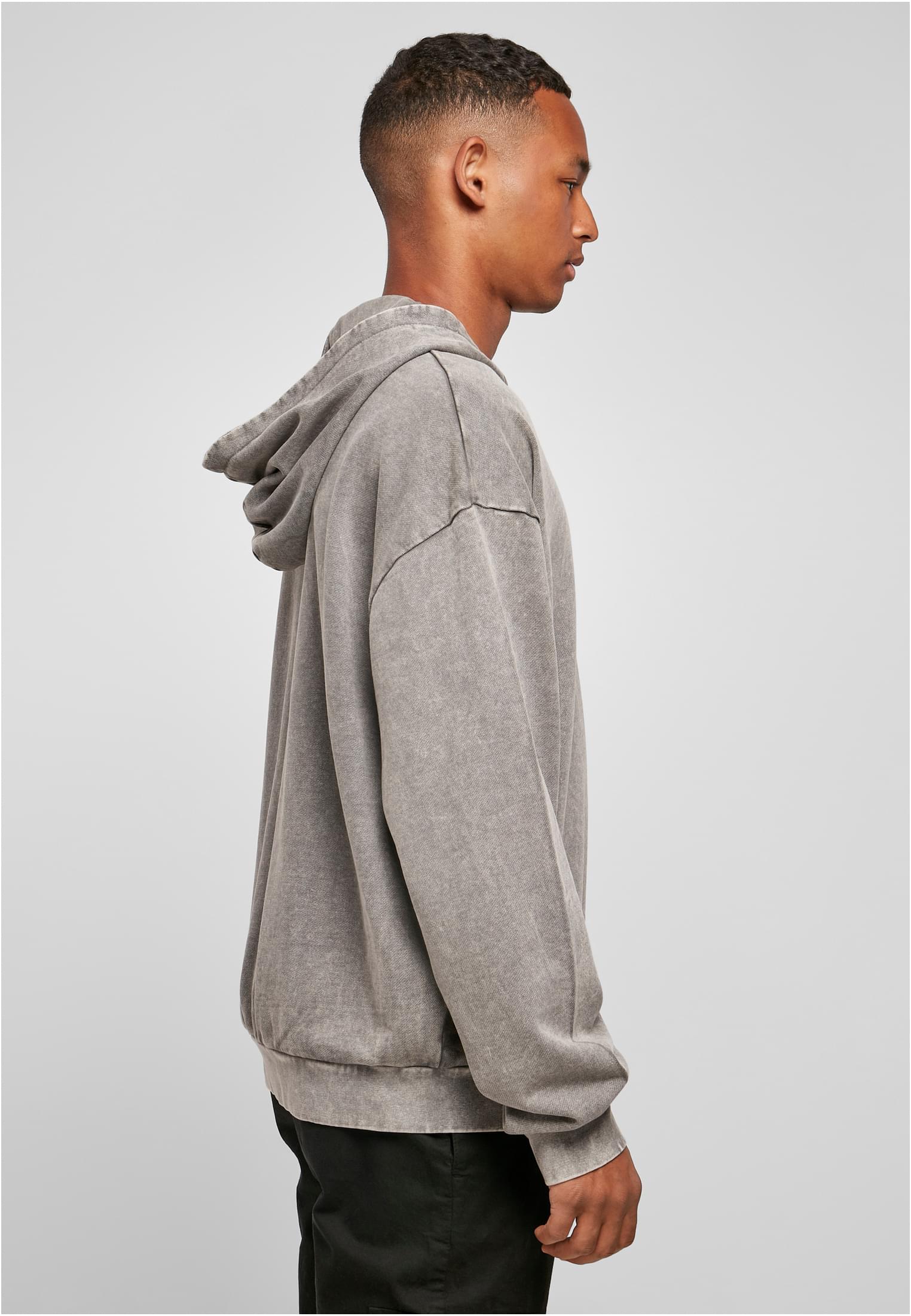 Sweat à Capuche Délavé Oversize à Personnaliser - extra