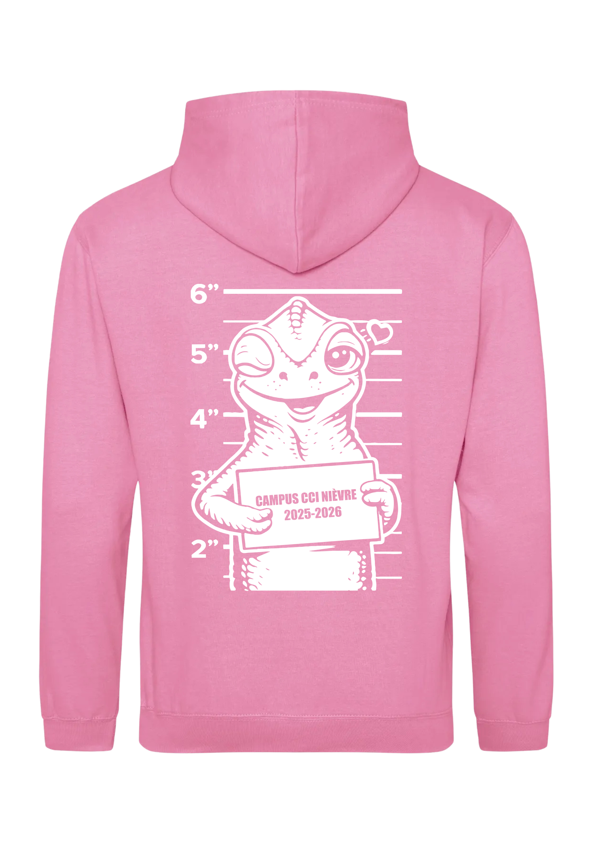 Sweat à Capuche - Rose - Adhérent