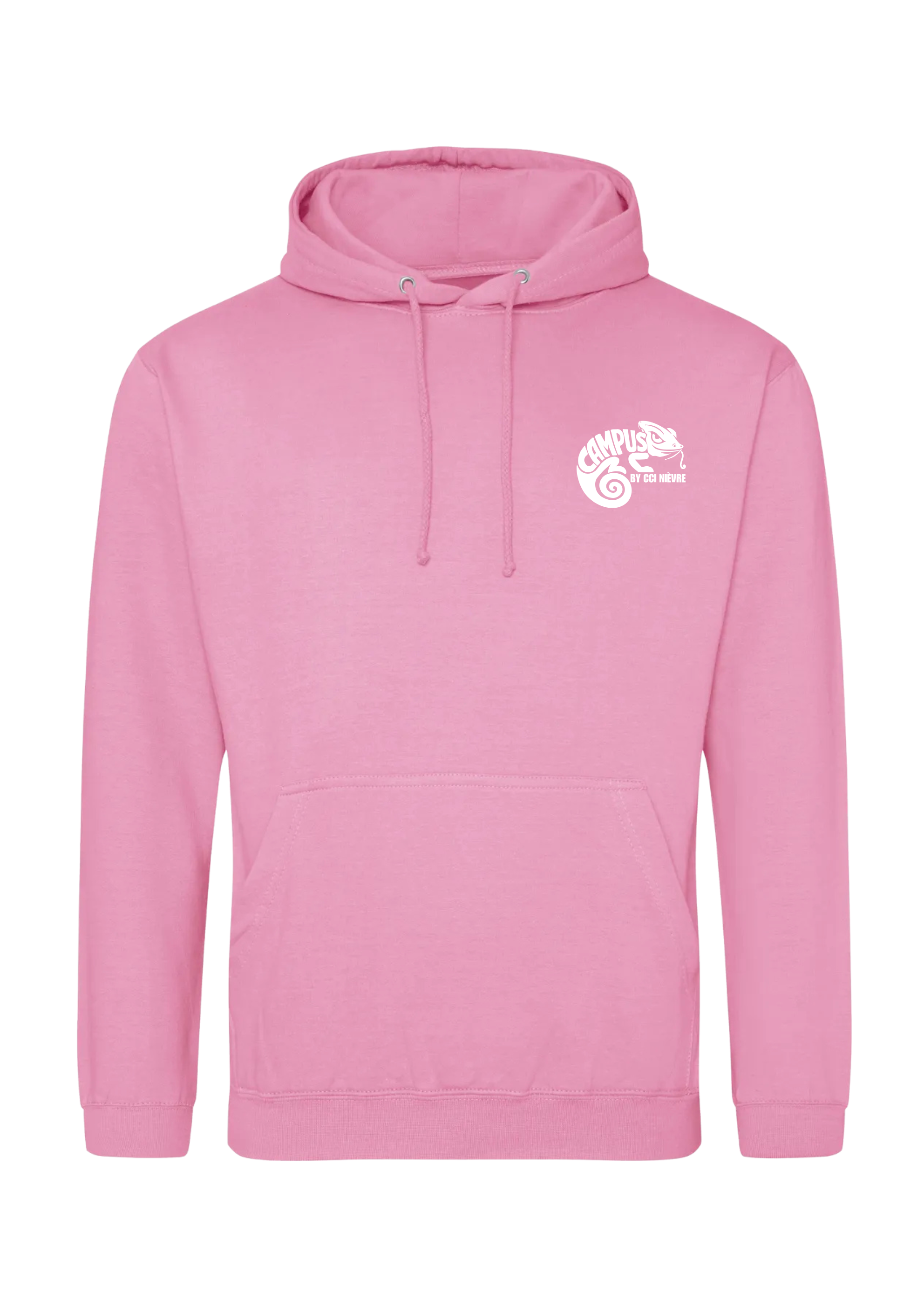 Sweat à Capuche - Rose - Non Adhérent - back