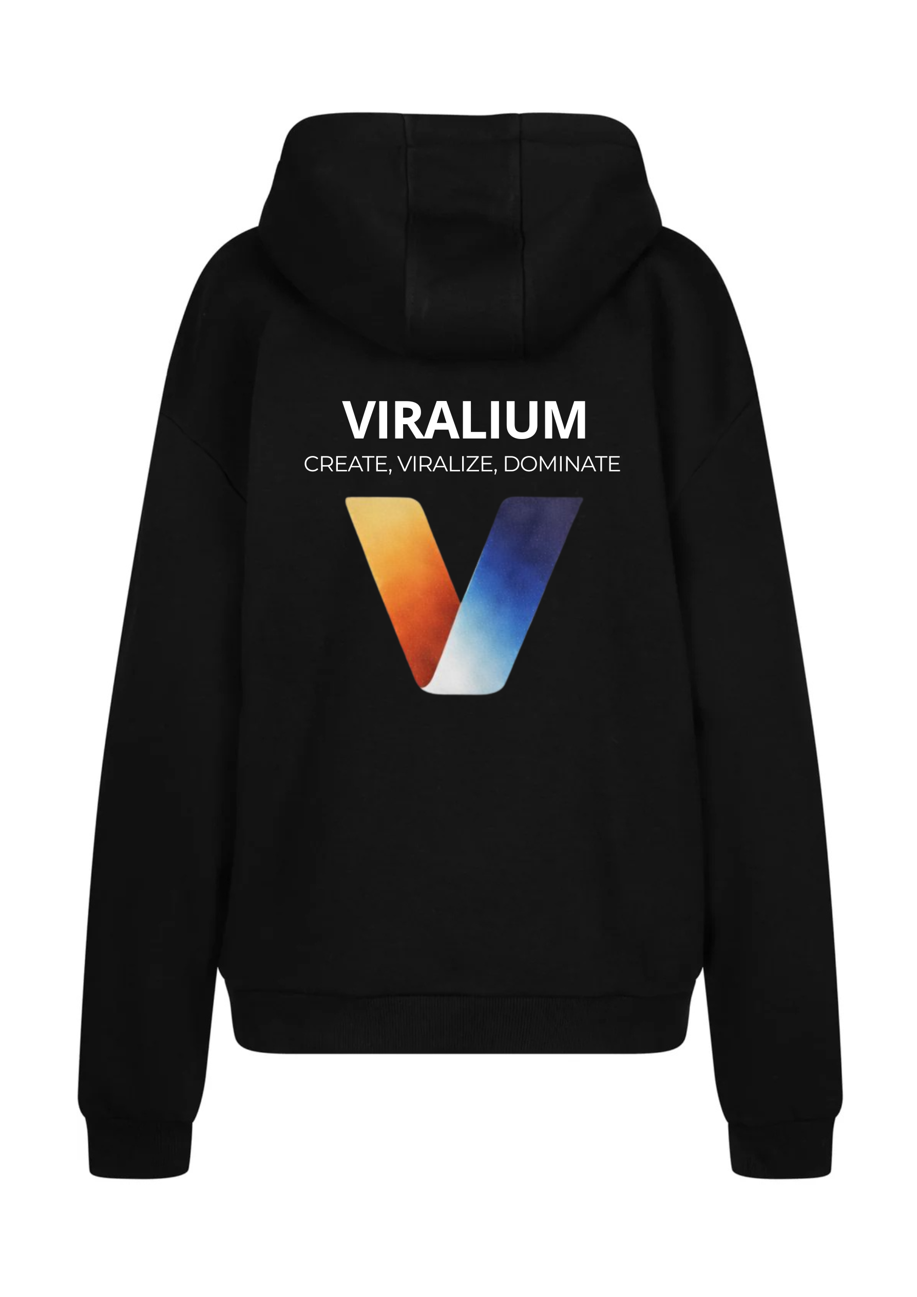 Sweat à Capuche Oversize Sans Cordon - Viralium - back