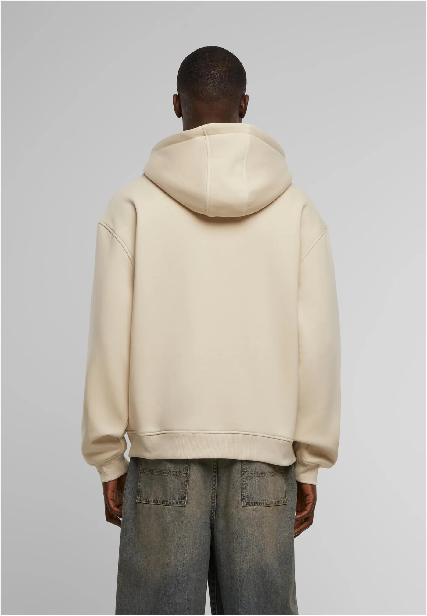 Sweat à Capuche Zippé Oversize Sans Cordon - extra