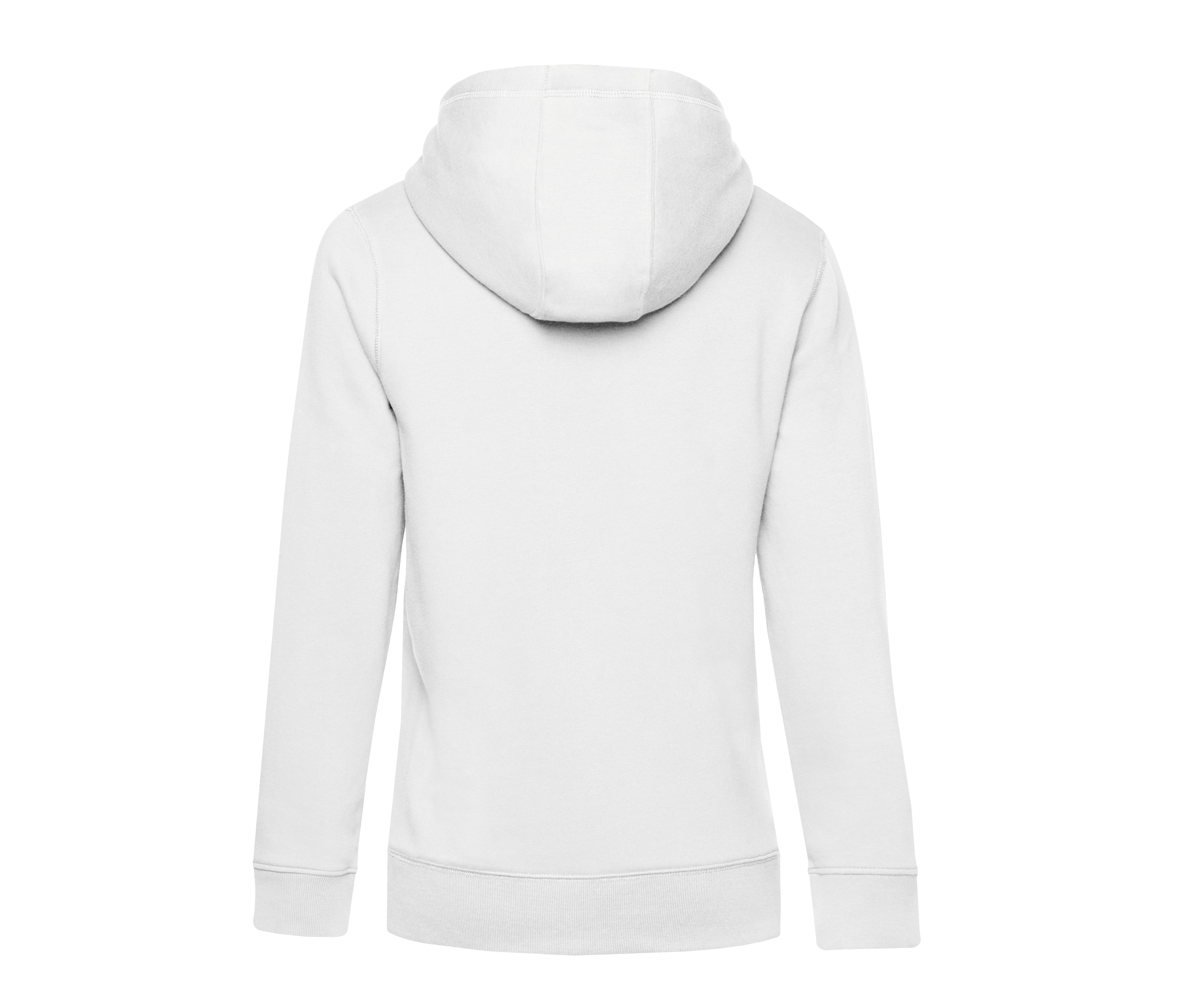 Sweat à Capuche Zippé Personnalisé Premium Femme - back