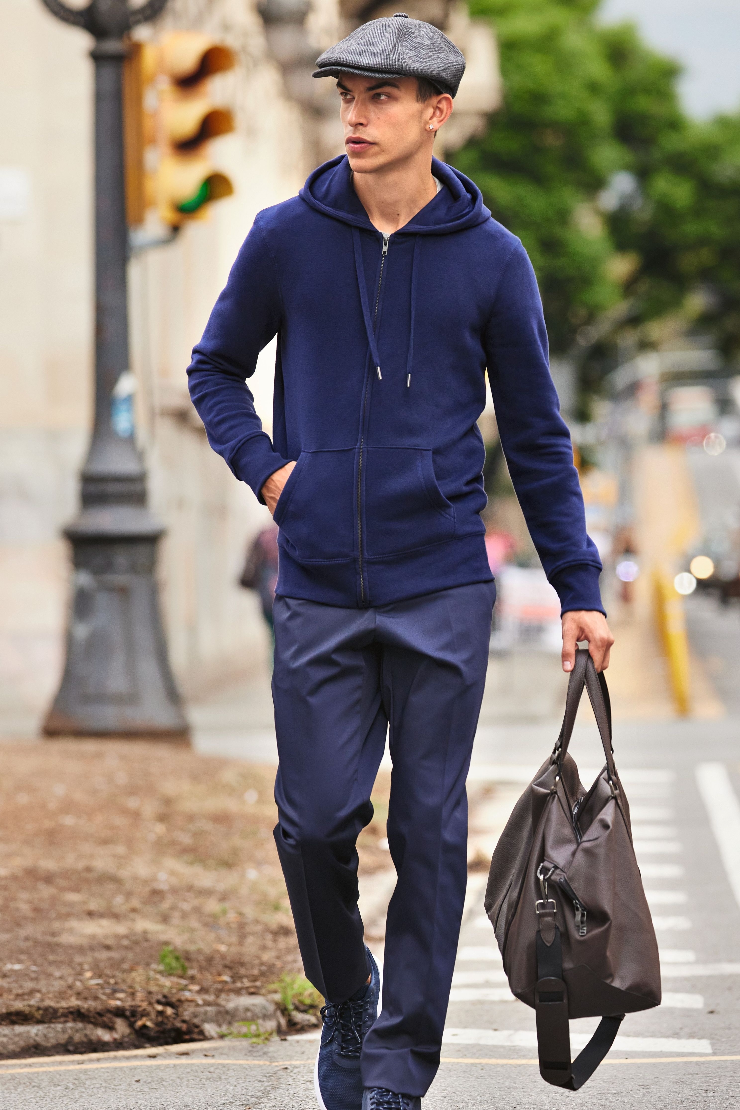 Sweat à Capuche Zippé Personnalisé Premium Homme - extra