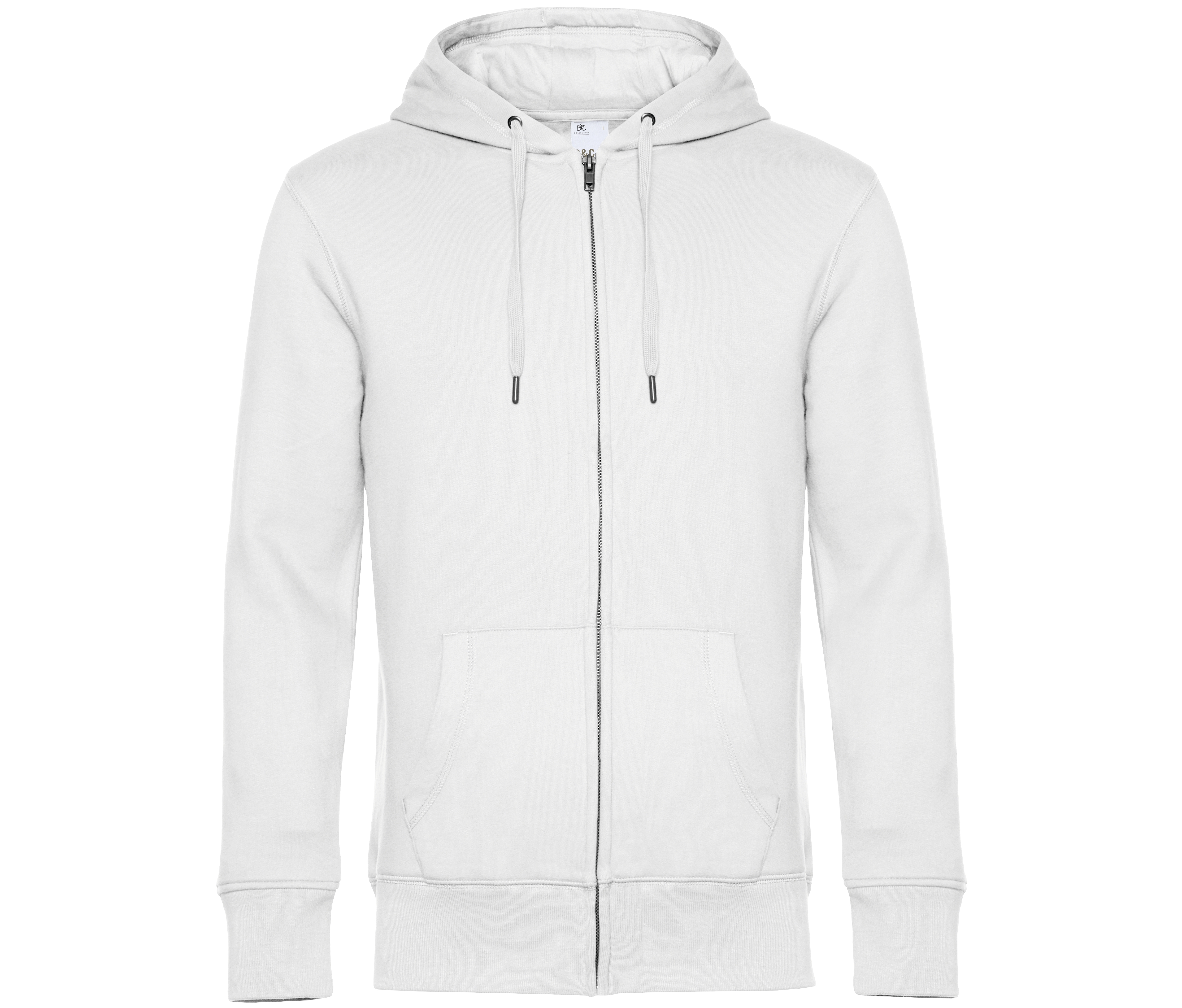 Sweat à Capuche Zippé Personnalisé Premium Homme - front
