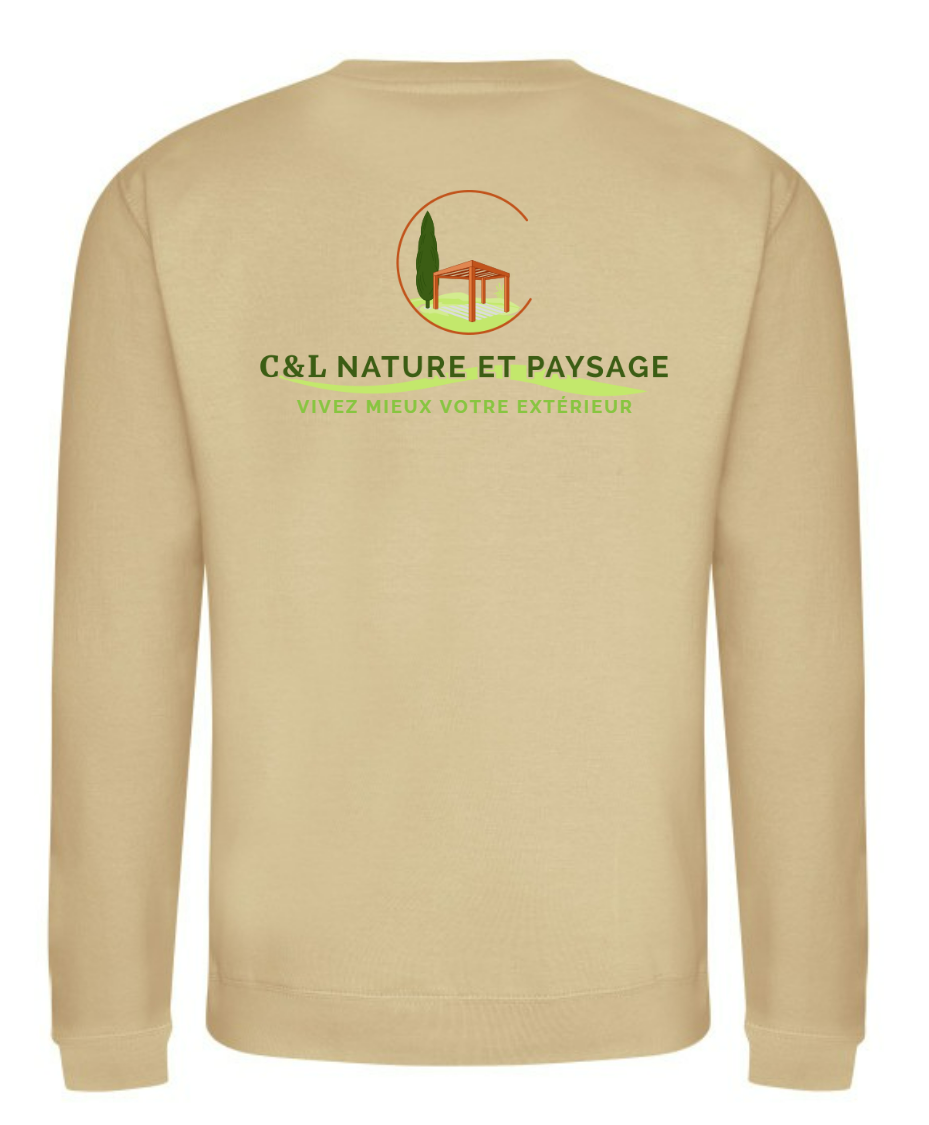 Sweat-Shirt Personnalisé Petit Prix C&L - back