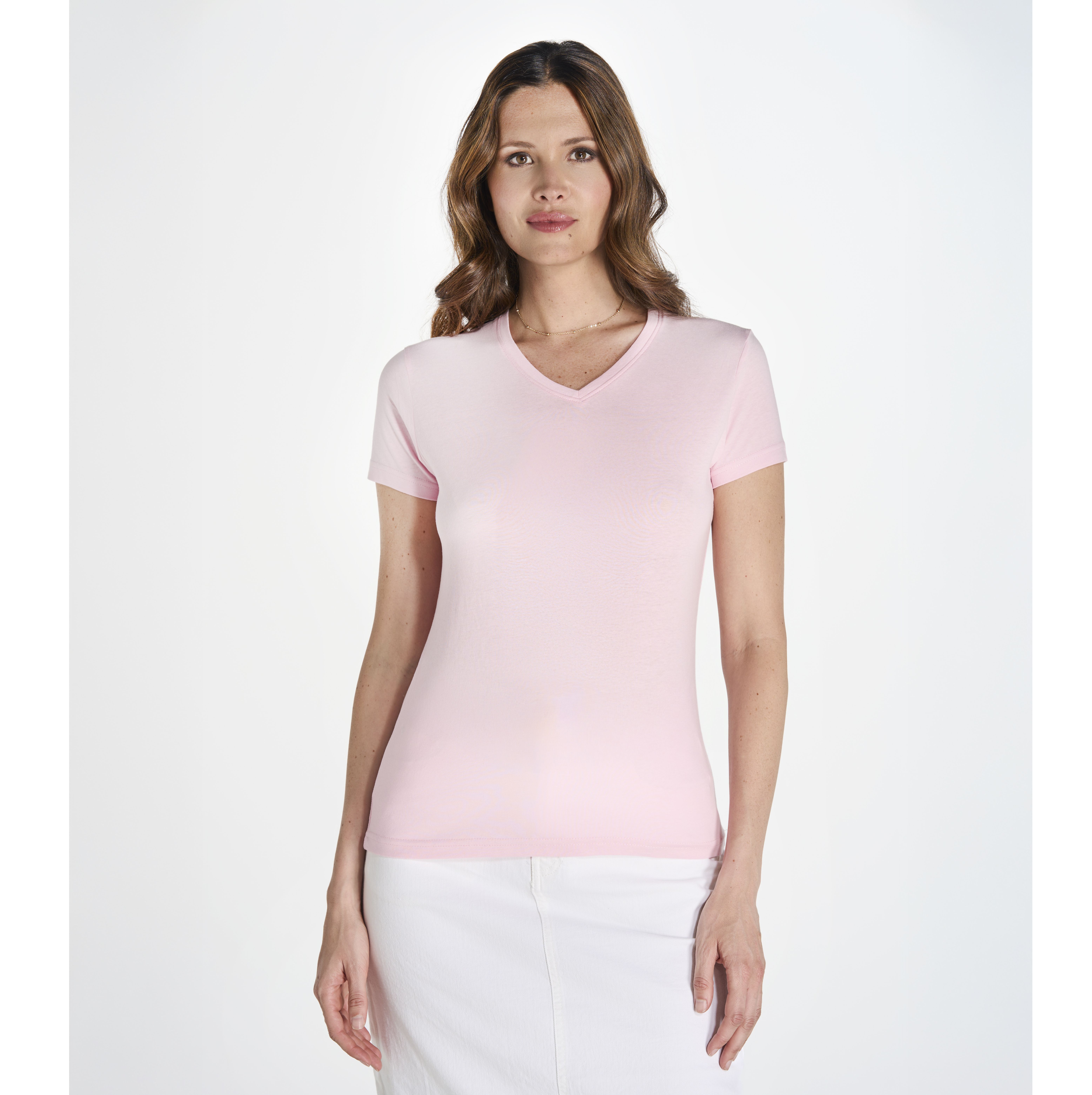 T-shirt Petit Prix Col V Femme Personnalisé