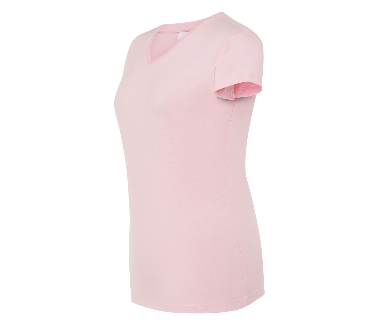 T-shirt Petit Prix Col V Femme Personnalisé - left