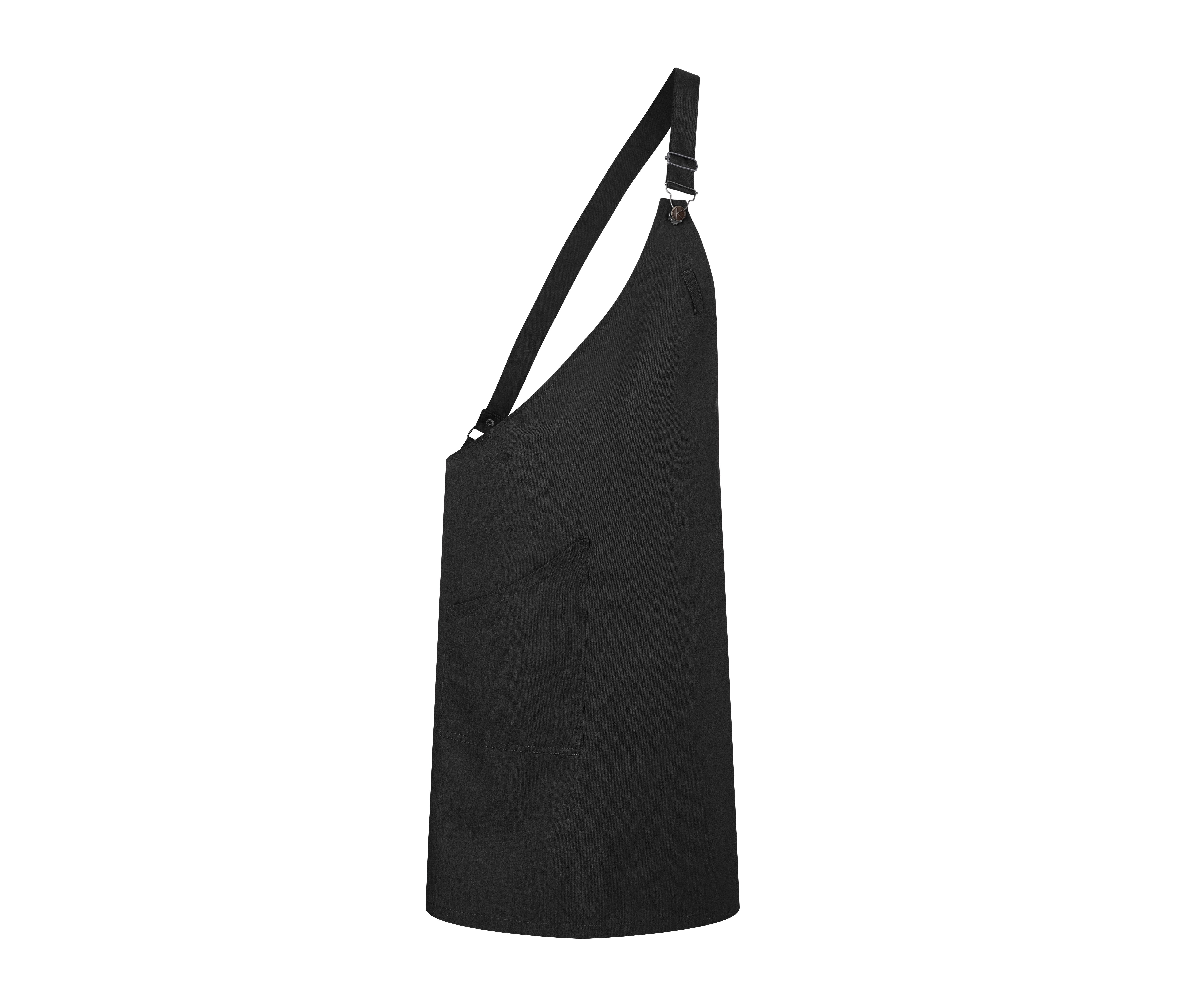 Tablier Asymétrique Personnalisable en Tissu Sergé Premium - front