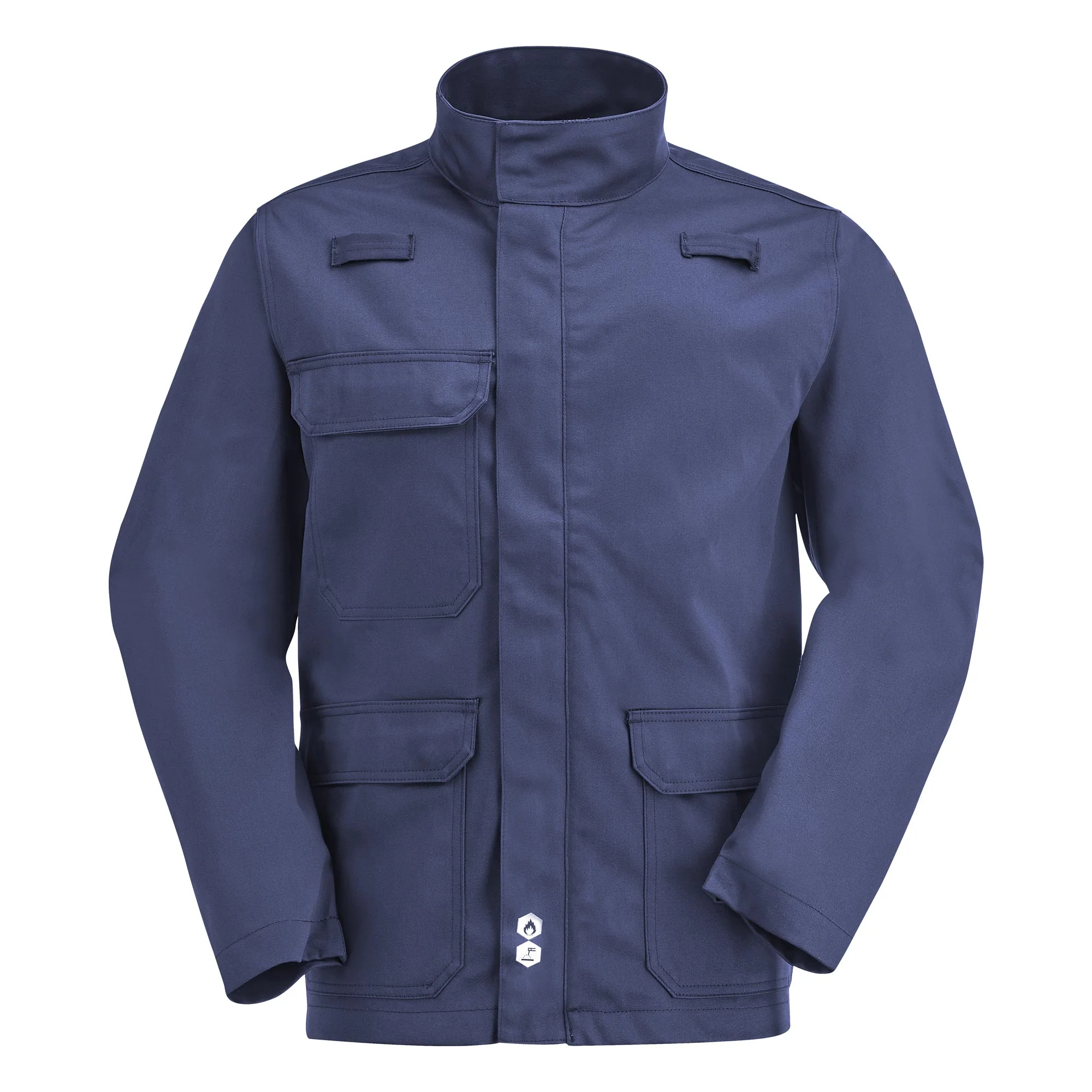 Veste avec Broderie Ignifuge industrie 100% Cotton - front