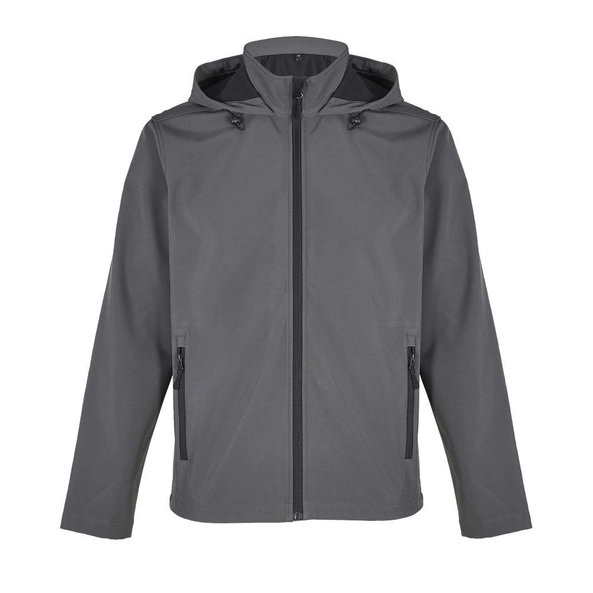 Veste Softshell à Capuche Personnalisée - front
