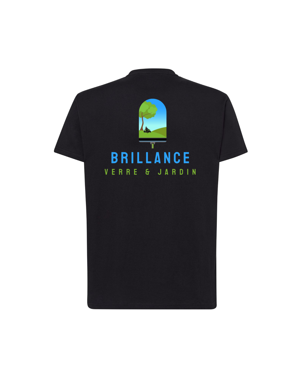 T-shirt à Personnaliser Petit Prix - Cœur Brodé - back
