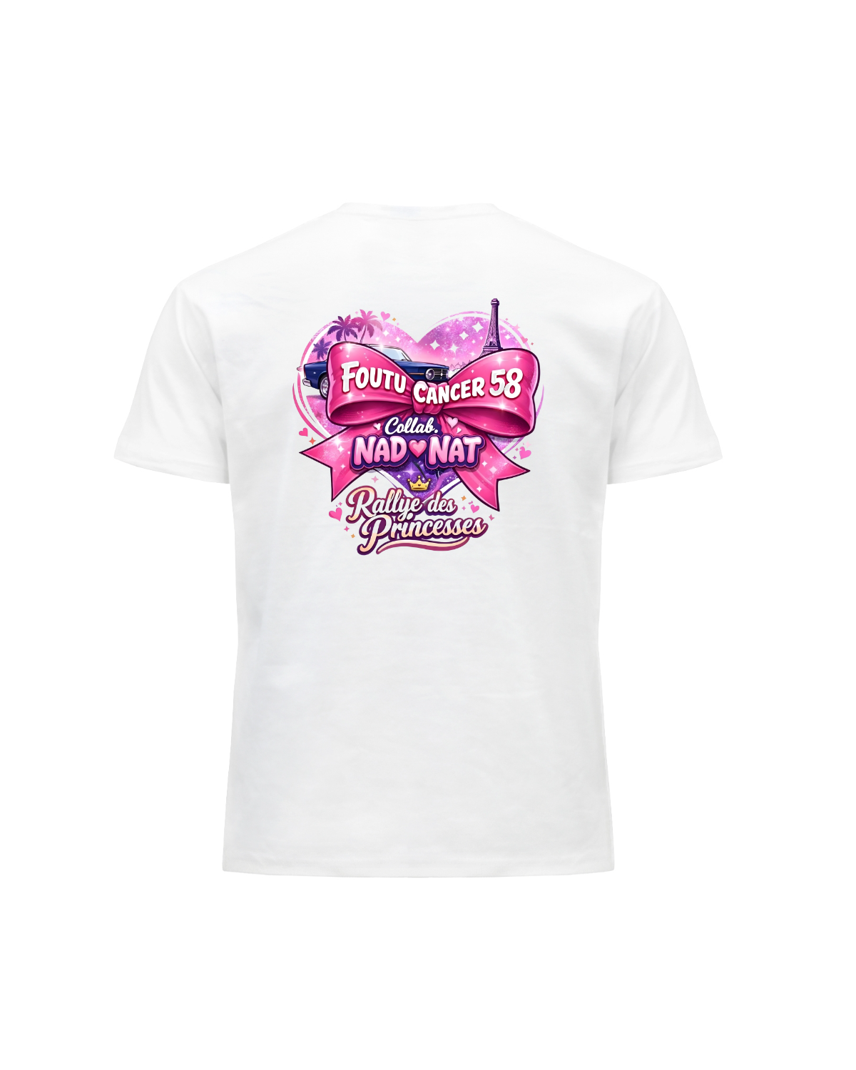 T-shirt petit prix Prénom Avant Logo dos - back
