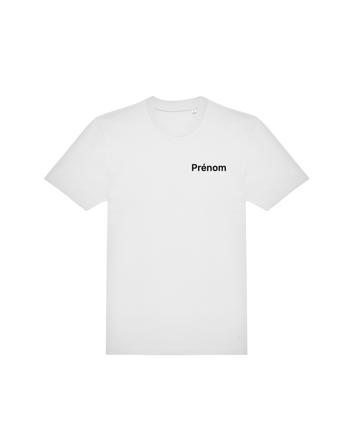 T-Shirt Ultra Premium Prénom Avant Logo Dos