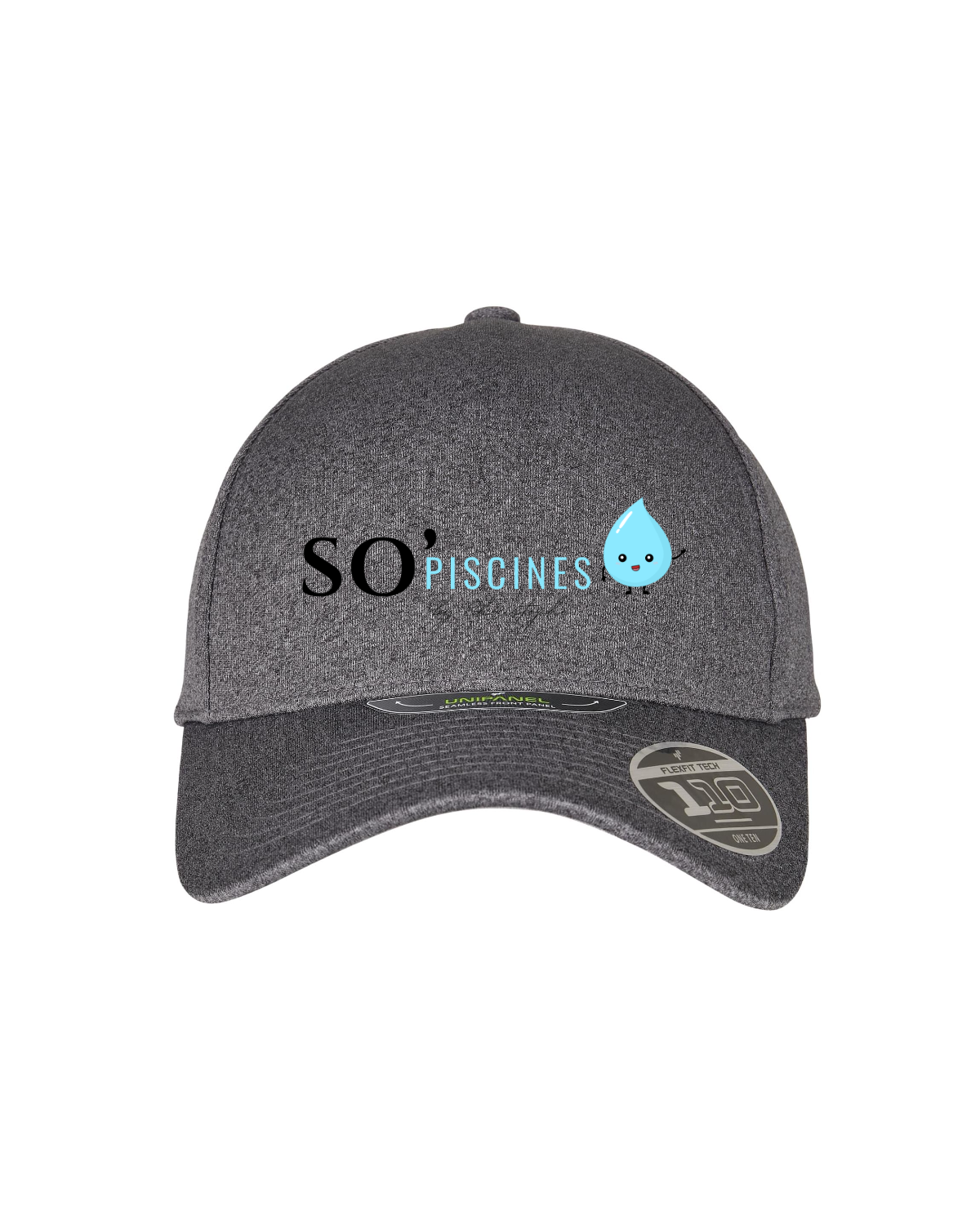 Casquette Flexfit 110 Grey Melange – SO'Piscines