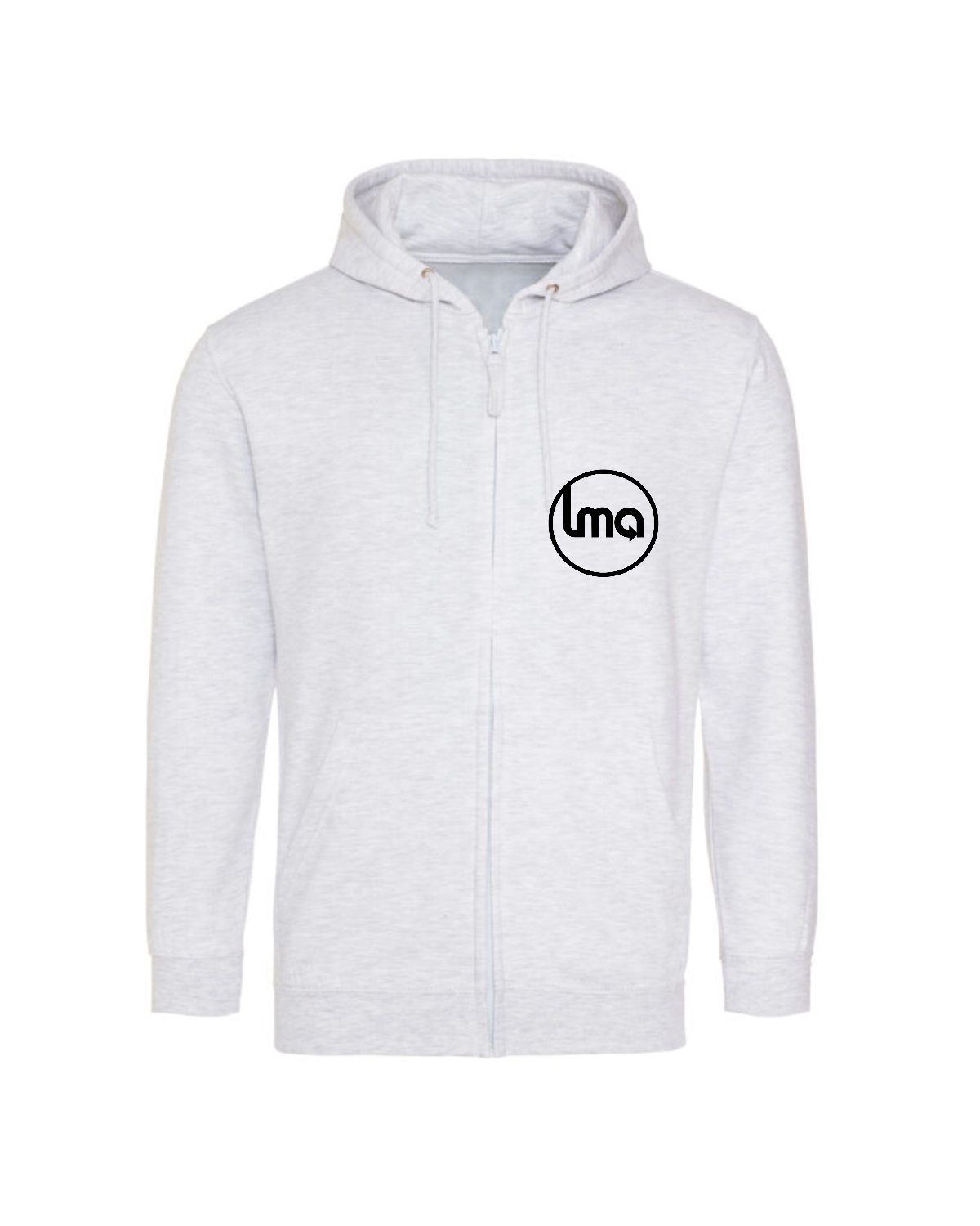 Sweat Zippé à Capuche logo noir