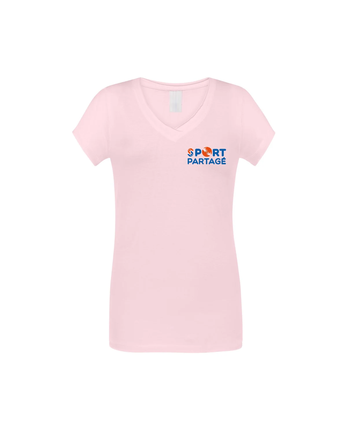 T-shirt Petit Prix Col V - front