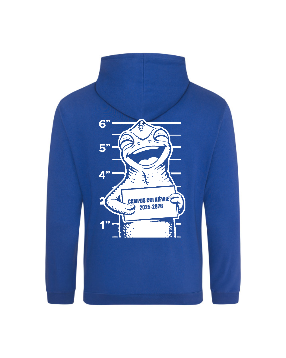 Sweat à Capuche - CCI Nièvre – Perso 7d6c2f - back