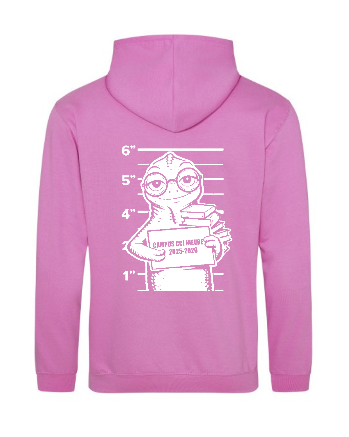 Sweat à Capuche - CCI Nièvre – Perso d59fb4 - back