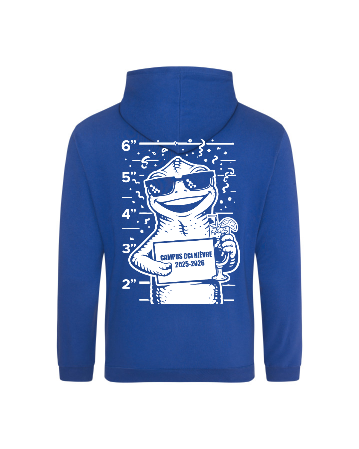 Sweat à Capuche - CCI Nièvre – Perso 6db52a - back