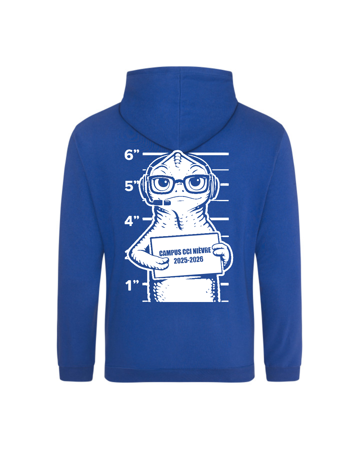 Sweat à Capuche - CCI Nièvre – Perso 7ecbaf - back