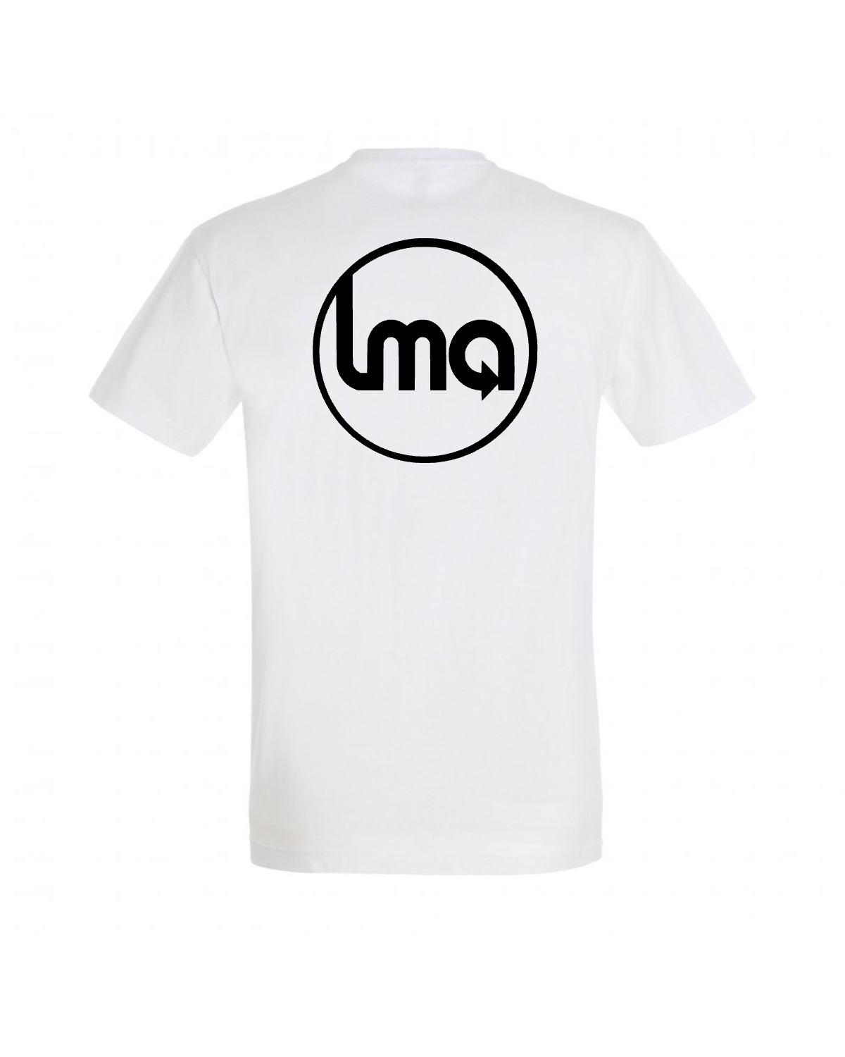 T-Shirt logo noir devant et derrière - back