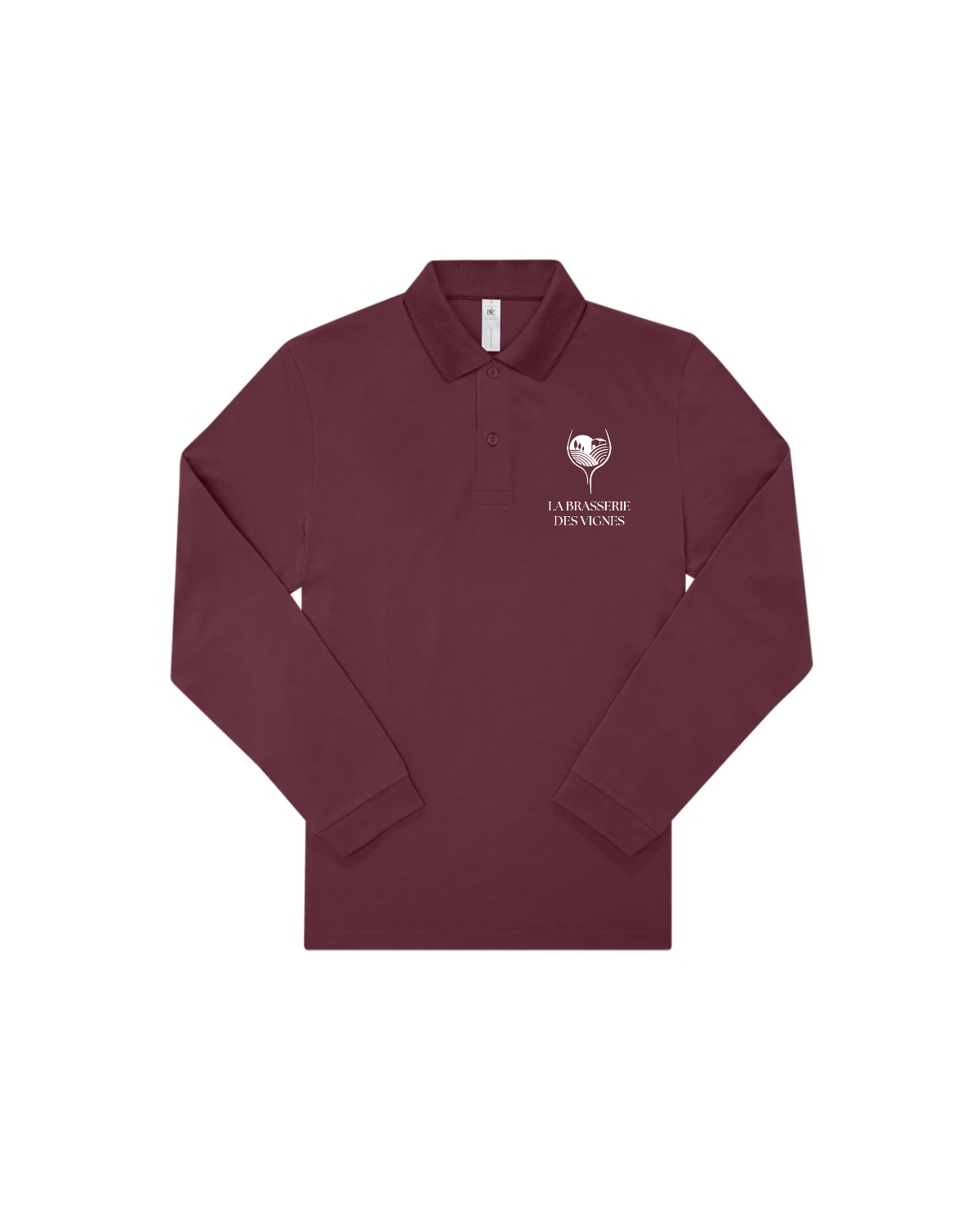 Polo Manches Longues Homme LA BRASSERIE DES VIGNES