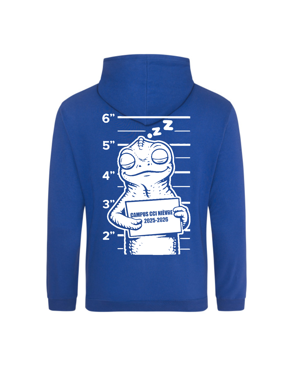 Sweat à Capuche - CCI Nièvre – Perso 705f25 - back