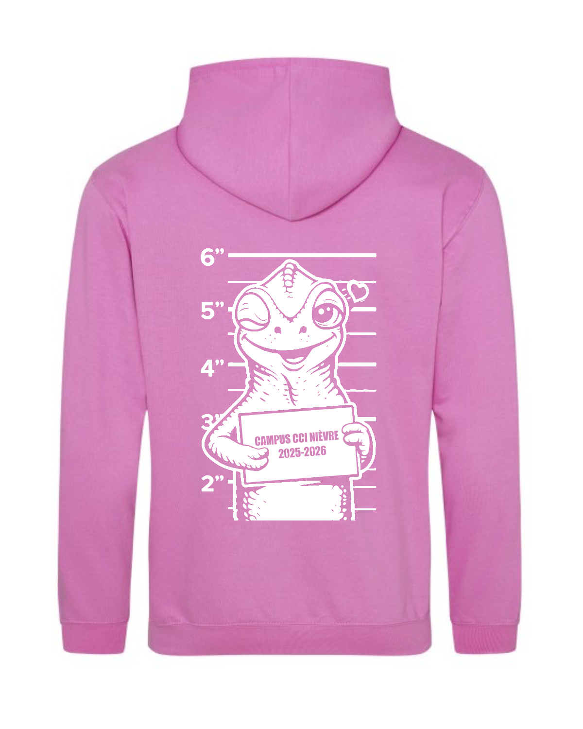 Sweat à Capuche - CCI Nièvre – Perso 26f648 - back