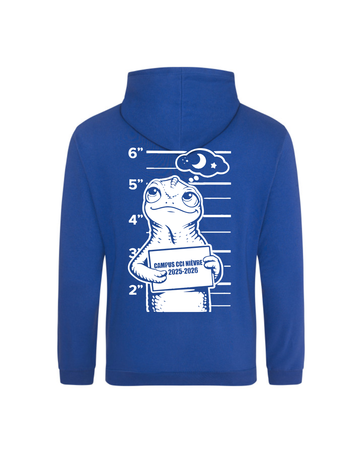 Sweat à Capuche - CCI Nièvre – Perso f4a57e - back
